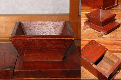 Japanese wooden small Money Box Zenibako Senryobako Tansu Chest WBX226