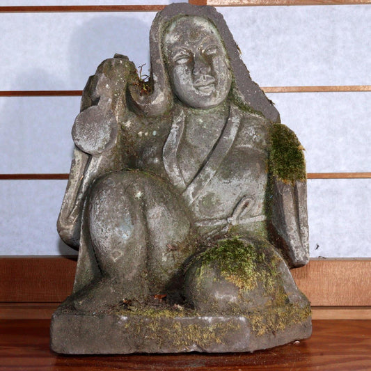 Japanese Antique Stone Buddha Dosojin Garden Ornament Seki butsu SDB110