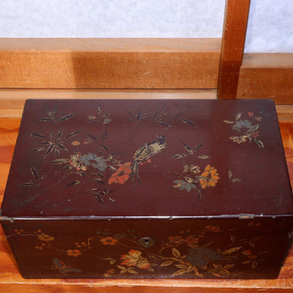 Japanese wooden Makie box suzuri Inkstone Tray Obon set WBX235