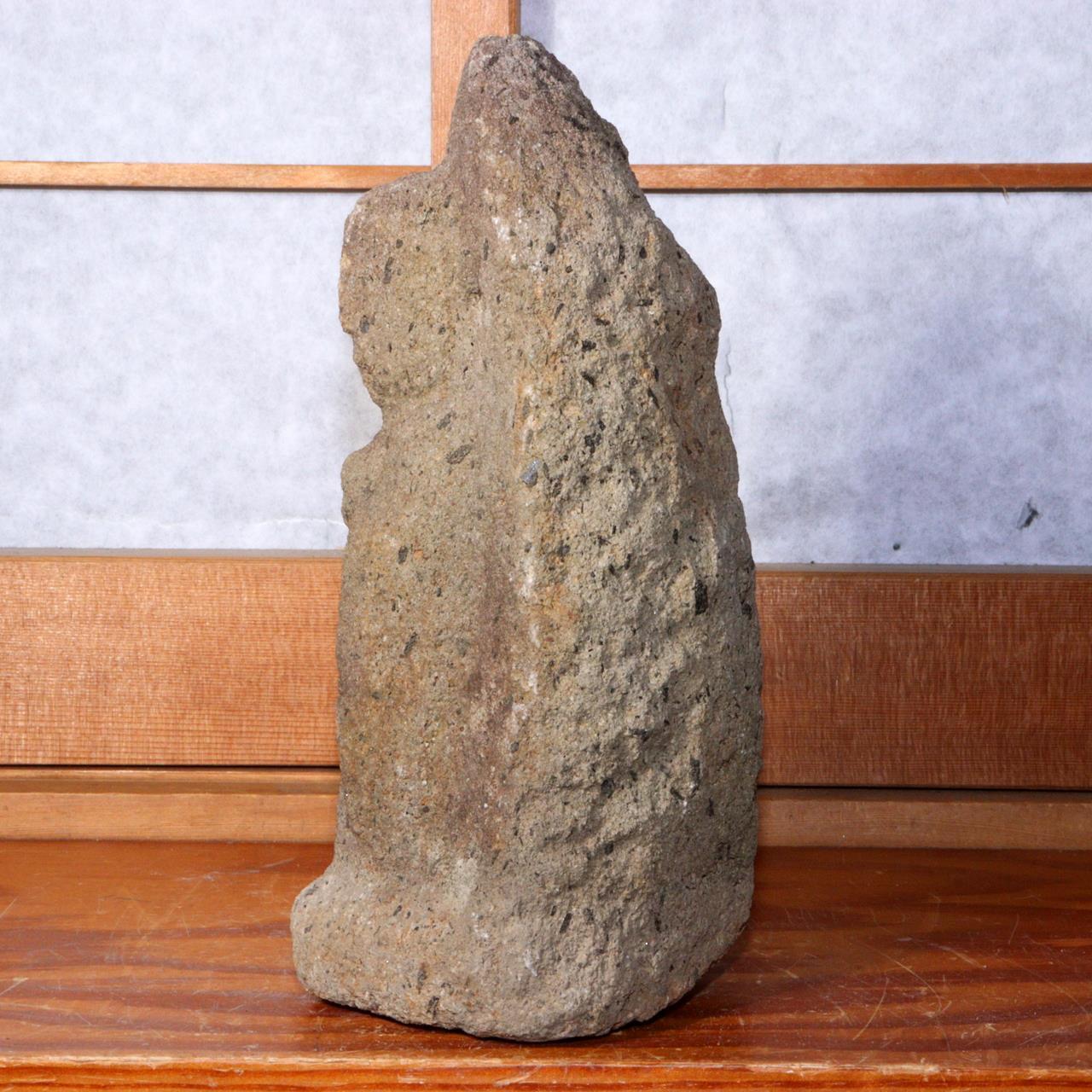 Japanese Antique Stone Buddha Jizo Bosatsu Seki butsu Garden Ornament SDB118