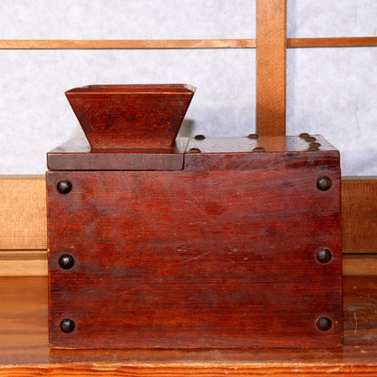 Japanese wooden small Money Box Zenibako Senryobako Tansu Chest WBX226