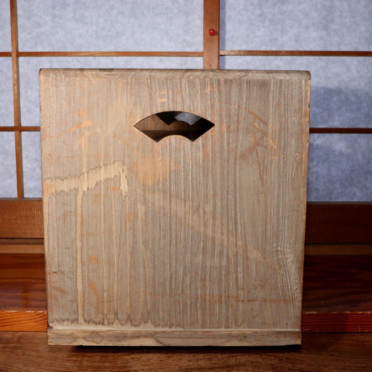 Japanese style wooden box Shelf Tea ceremony Drawer Display Showa Period WO315