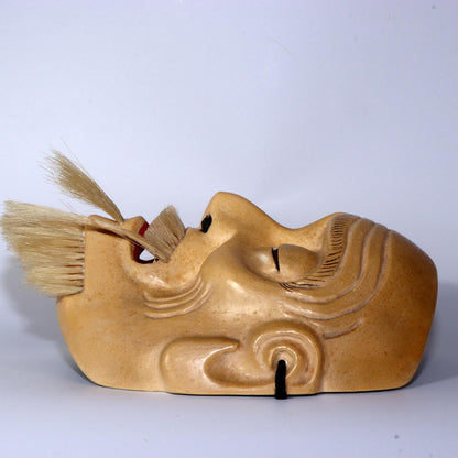 Japanese Noh mask Kagekiyo Chujo Blind Biwa Player of the Taira Clan MSK492 -4