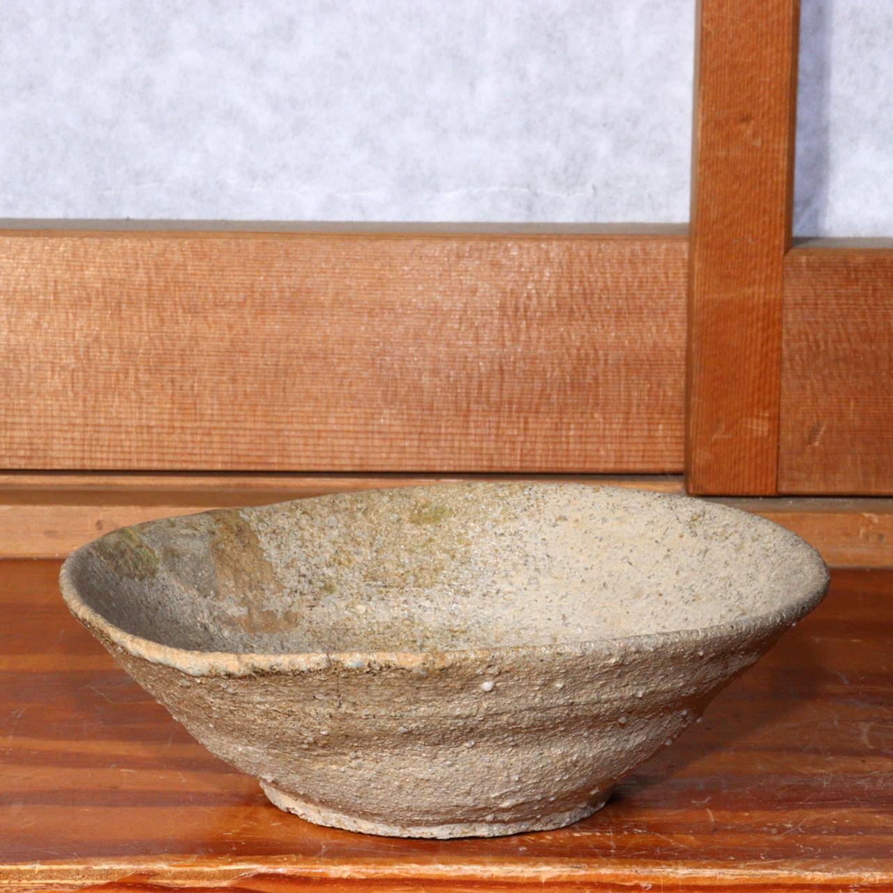 Japanese Antique Tea Bowl Tokoname ware Yama chawan Pottery Ceramic PCP195