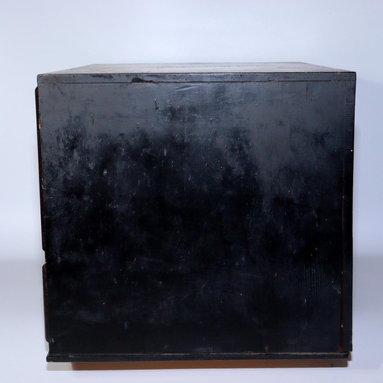 Japanese Antique wooden box chest of drawers Zenibako Funa Tansu WBX256
