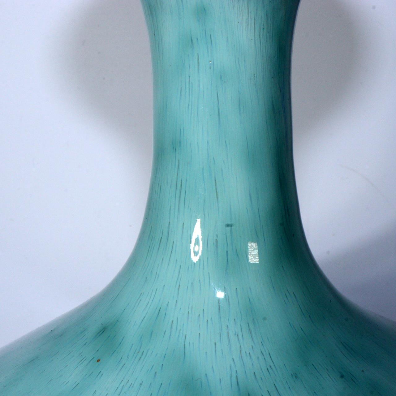 Japanese Glaze Flower vase Matsuyama Gaei porcelain vase signed w / box PV248