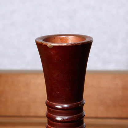 Japanese Copper Single Flower Vase Takaoka doki w / box BV507