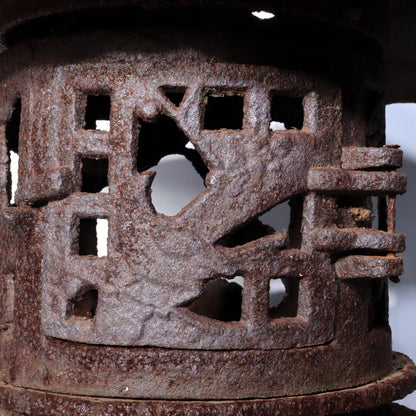 Japanese Iron Hanging lantern watermark temple Buddhism BOS856