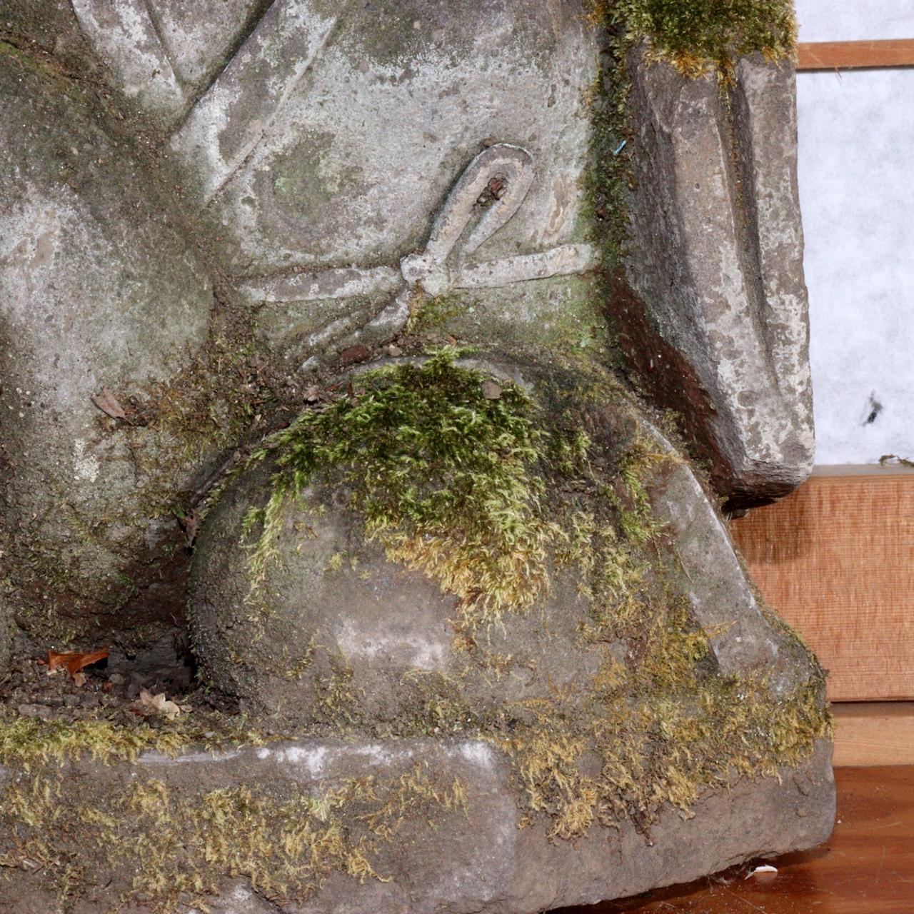 Japanese Antique Stone Buddha Dosojin Garden Ornament Seki butsu SDB110