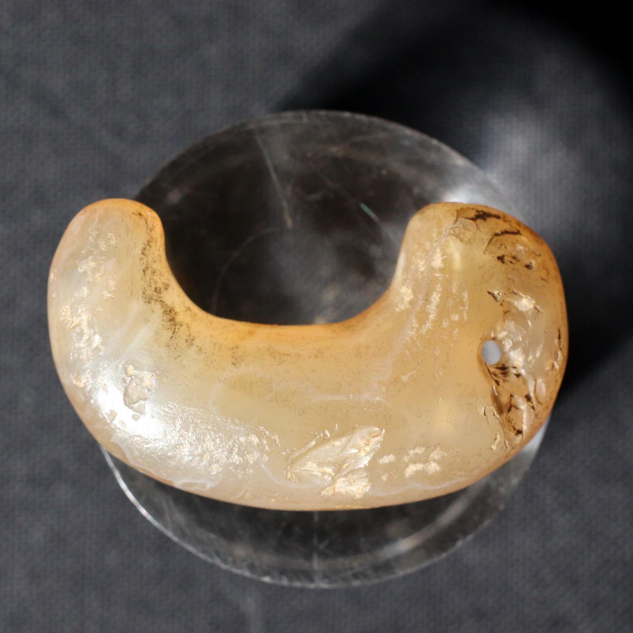 Japanese Treasure Antique Genuine Agate Magatama Kofun period Ancient MGTM42