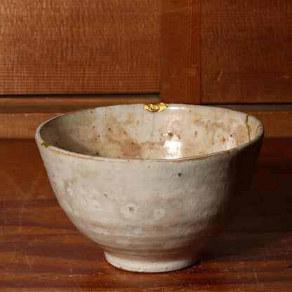 Japanese Kintugi Kohiki pottery Tea Bowl Fumi Kitamura Korea Josen Buncheong