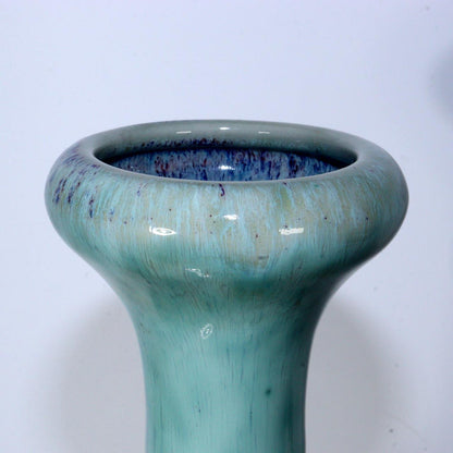 Japanese Glaze Flower vase Matsuyama Gaei porcelain vase signed w / box PV248