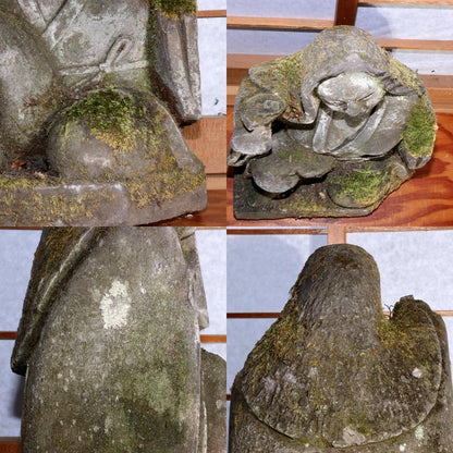 Japanese Antique Stone Buddha Dosojin Garden Ornament Seki butsu SDB110