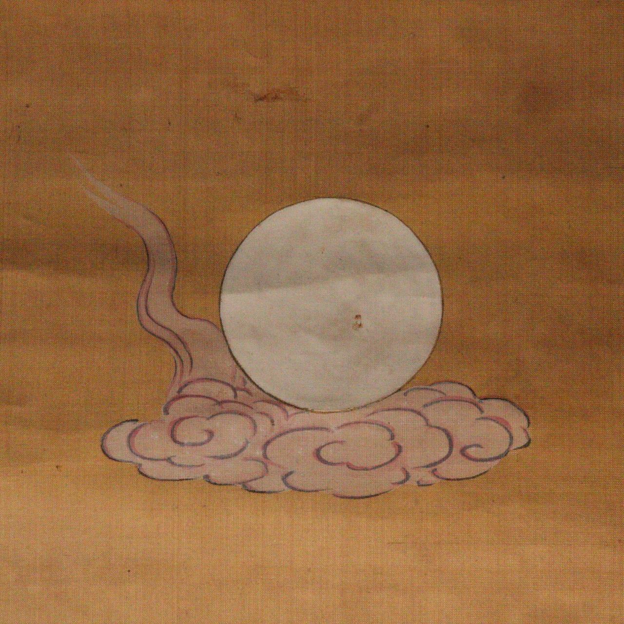 Japanese Kakejiku hanging scroll Buddhist art  Konpira Shinto Aizen Fudo Myo-o