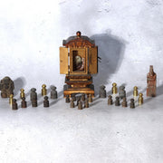 Antique Japanese Spiritual Miniature Collection Zushi Magatama Jade Daikoku0