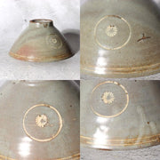 Edo Period Matsushiro-yaki Tea Bowl - Goryeo Celadon Style - Mismatched PCP2888