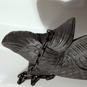 Japanese Wood Carved Tai Sea Bream Fish Jizaikagi Yokogi Hearth Hook WO54111