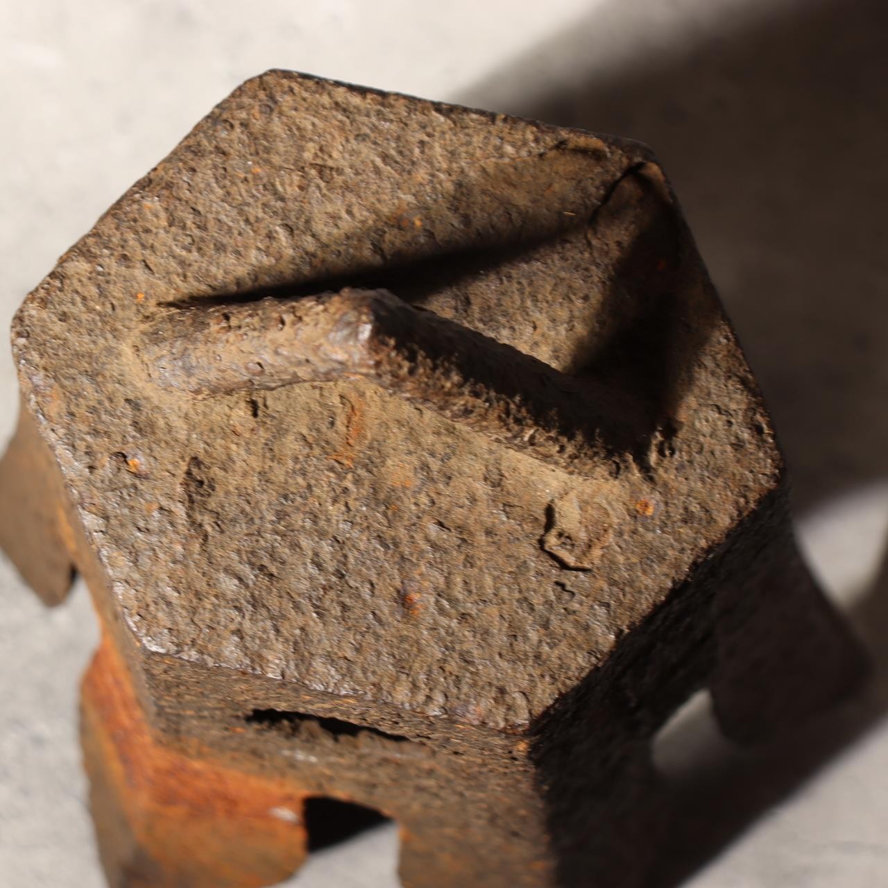 Japanese Antique Cast Iron Bell Fudaku Hidden Kirishitan Inscribed Edo Period11