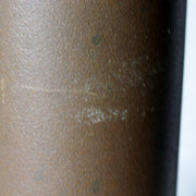 Japanese Kaga Silver Inlay Bronze Vase Wave Motif Kaishu Takahashi BV77515