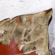 Japanese Bronze Silver Leaf Plates by Yoshimitsu Nishimura Takaoka doki w box5