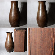 Early 20th Century Japanese Bronze Vase Yoshimitsu Kinjiro Ogasawara Statue12