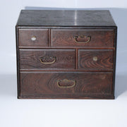 Japanese Mulberry Wood Ko-Hikidashi Small Chest Hidden Secret Compartment 37cm5
