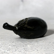 Vintage Takaoka Copperware Bronze Eggplant Water Dropper Vegetable Figurine BV765