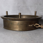 Large Antique Japanese Temple Gong Surigane 1861 Late Edo Period Kyoto 2.45kg6