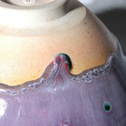 Japanese Kujaku Peacock Tenmoku Matcha Tea Bowl Chawan Matsuyama Gaei Box10