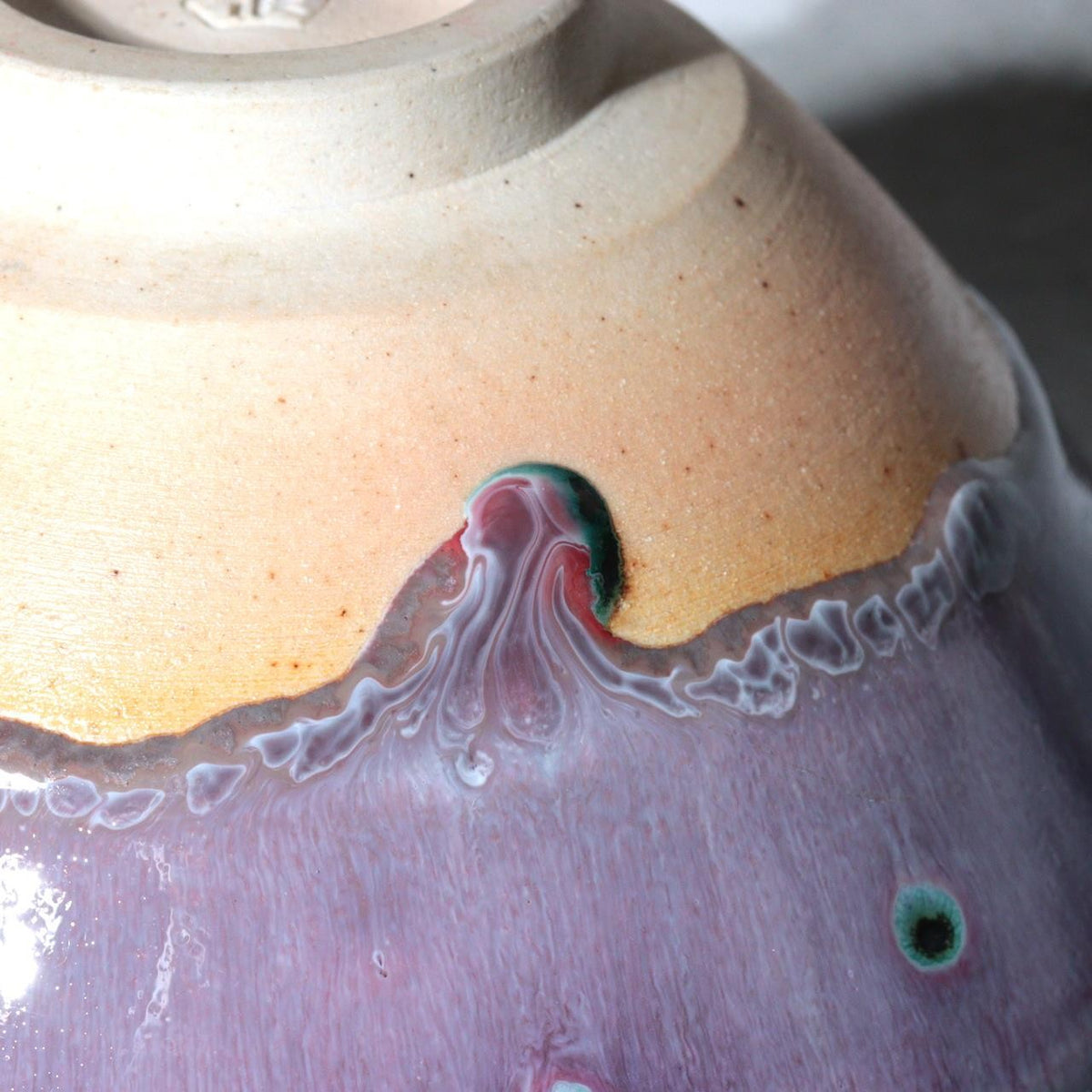 Japanese Kujaku Peacock Tenmoku Matcha Tea Bowl Chawan Matsuyama Gaei Box10