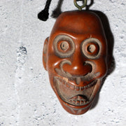 Antique Japanese Boxwood Netsuke Masks - Saru-tobide & Ko-tobide Style - 2pc Set5