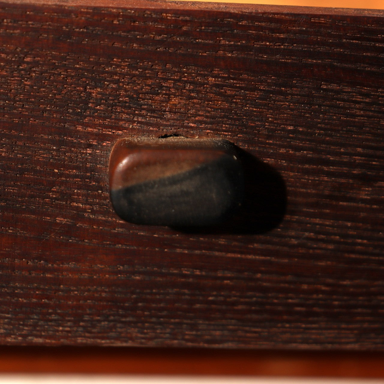 Japanese Antique Cabinet Kotansu Kurogaki Black Persimmon Keyaki Wood Shelf21