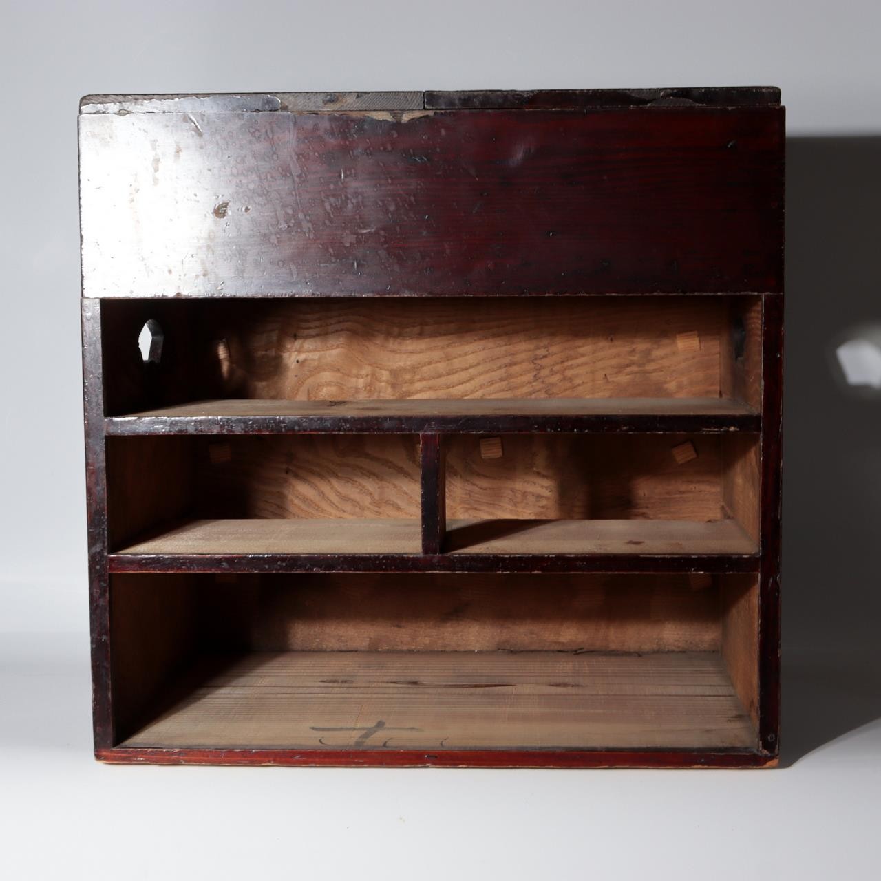 ​Antique Late Edo Meiji Japanese Cedar Wood Ko dansu Small Chest Tansu WO6149