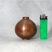 Japanese Yamagata Cast Bronze Mini Flower Vase Yoshihisa Hasegawa Ichirinzashi4
