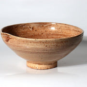 Antique Meiji Japanese Hagi Ware Pottery Matcha Tea Bowl Modern Box PCP3139