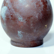 Japanese Vintage Bronze Tsurukubi Flower Vase Long Neck Green Patina Finish10