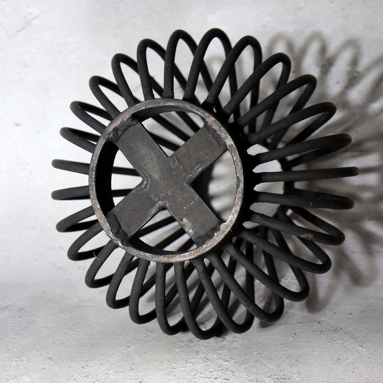 Artistic Japanese Iron Vase "Paris no Mado" (Window of Paris) - Modernist Ikeban5