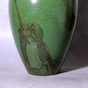 Takaoka Copperware Green Bronze Vase Japanese Flower Holder Ornament BV77312