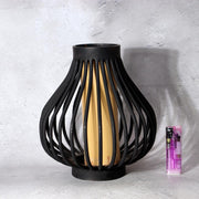 Artistic Japanese Iron Vase "Paris no Mado" (Window of Paris) - Modernist Ikeban3