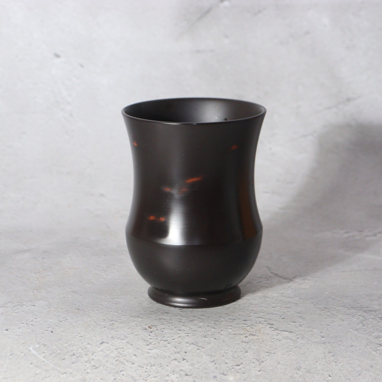 Japanese Solid Bronze Bud Vase by Gyokusen - with Mismatched Wooden Box9