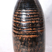 Antique Japanese Seba-yaki Pottery Tokkuri Sake Bottle Nagano Shinshu Vase20