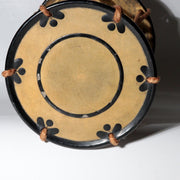 Antique Japanese Tsuzumi Hourglass Drum Maki-e Lacquer Gold Motif10