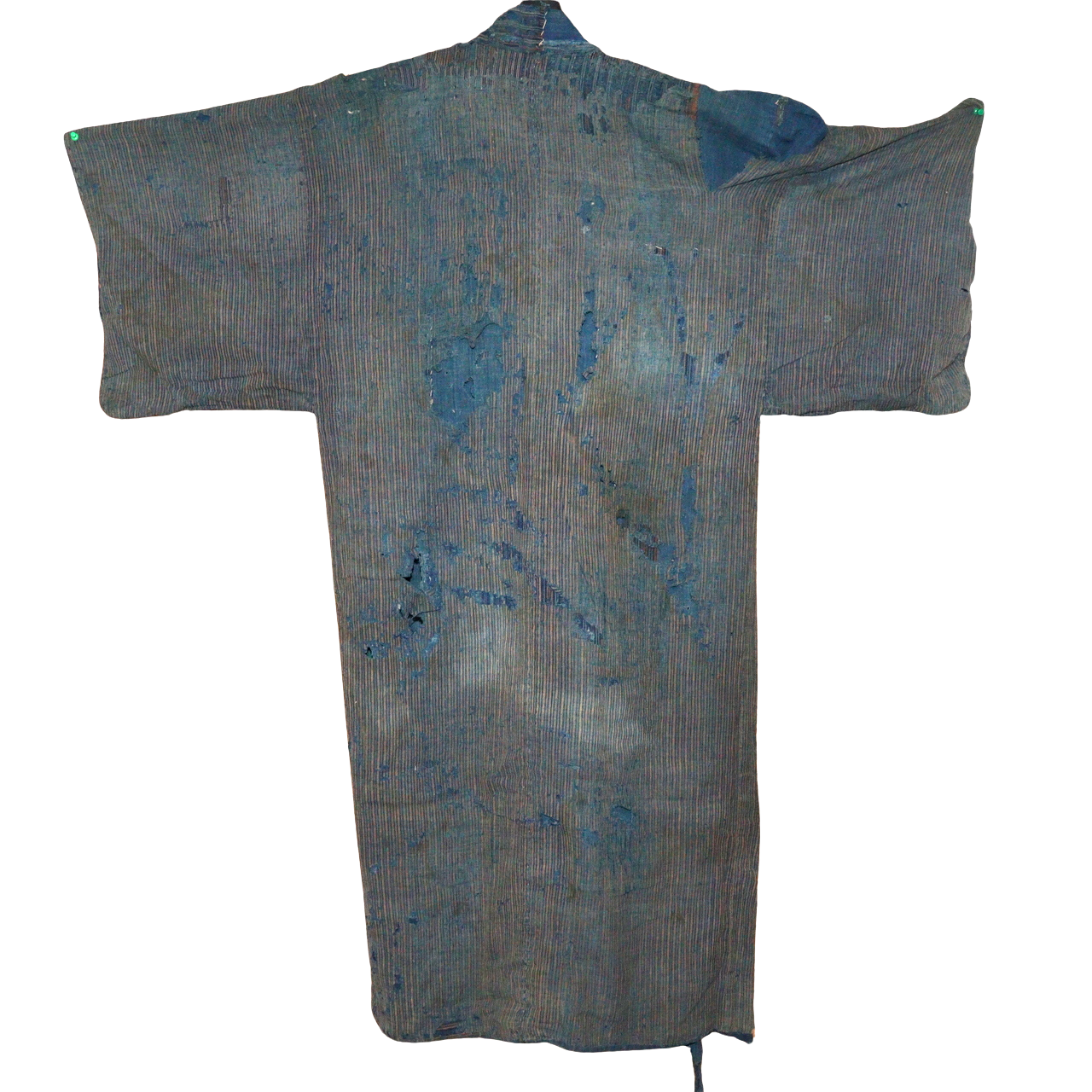 Antique Japanese Boro Indigo Cotton Kimono Noragi Jacket Late Edo Meiji BRKW1684