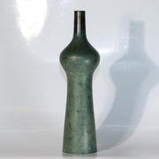Vintage Japanese Copper Flower Vase Unique Shape Suibyo Water Jug0