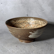 Yi Bangja Mishima Hakeme Ceramic Chawan Japanese Tea Bowl PCP3084
