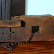 Traditional Japanese Threshing Tool Senbakogi Iron Wood Antique Rice Thresher15