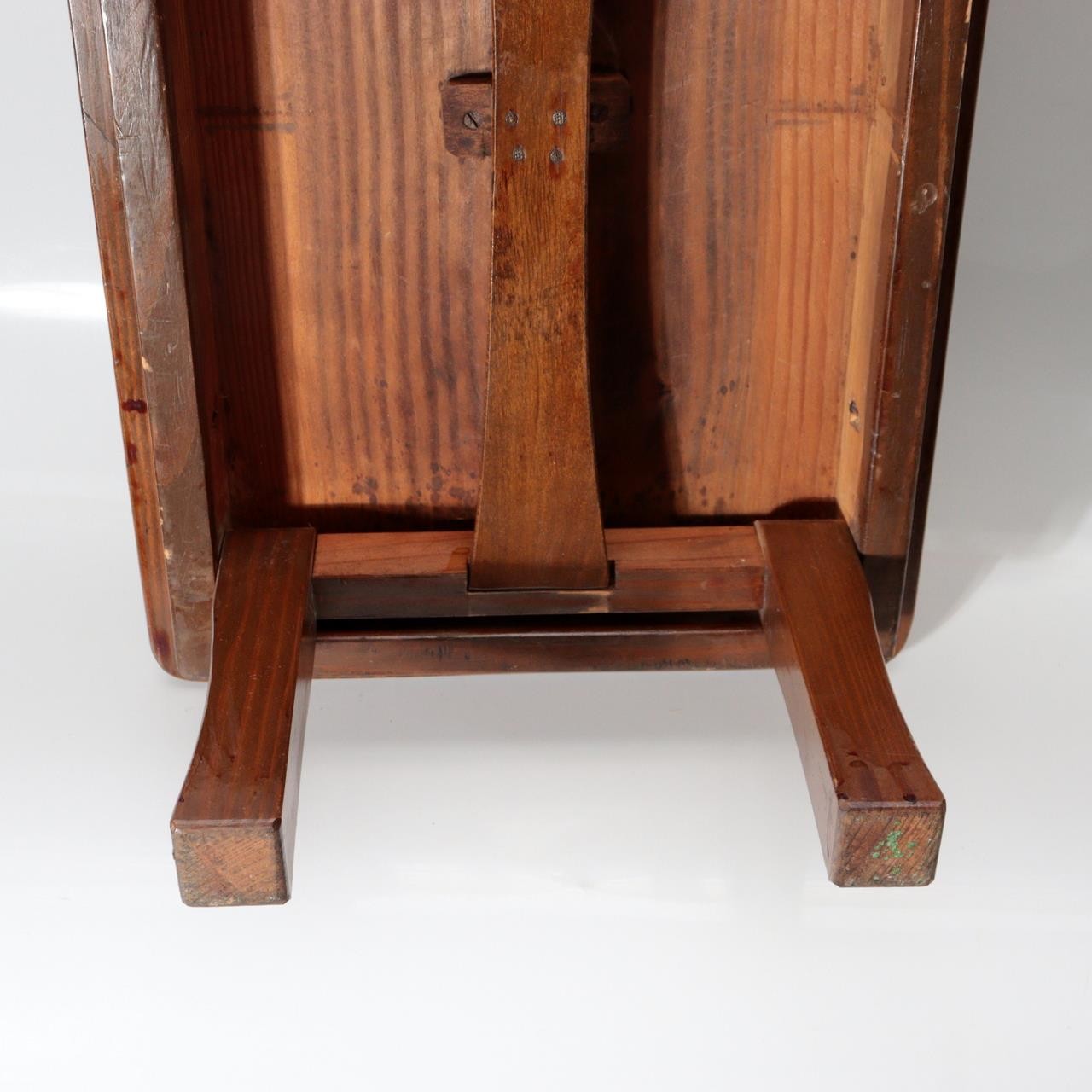 Vintage Japanese Wooden Chabudai Small Folding Table WO6417