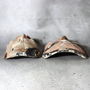 Antique Japanese Wooden Noh / Theater Masks 2pc Hannya-Type Warrior-Type MSK5337