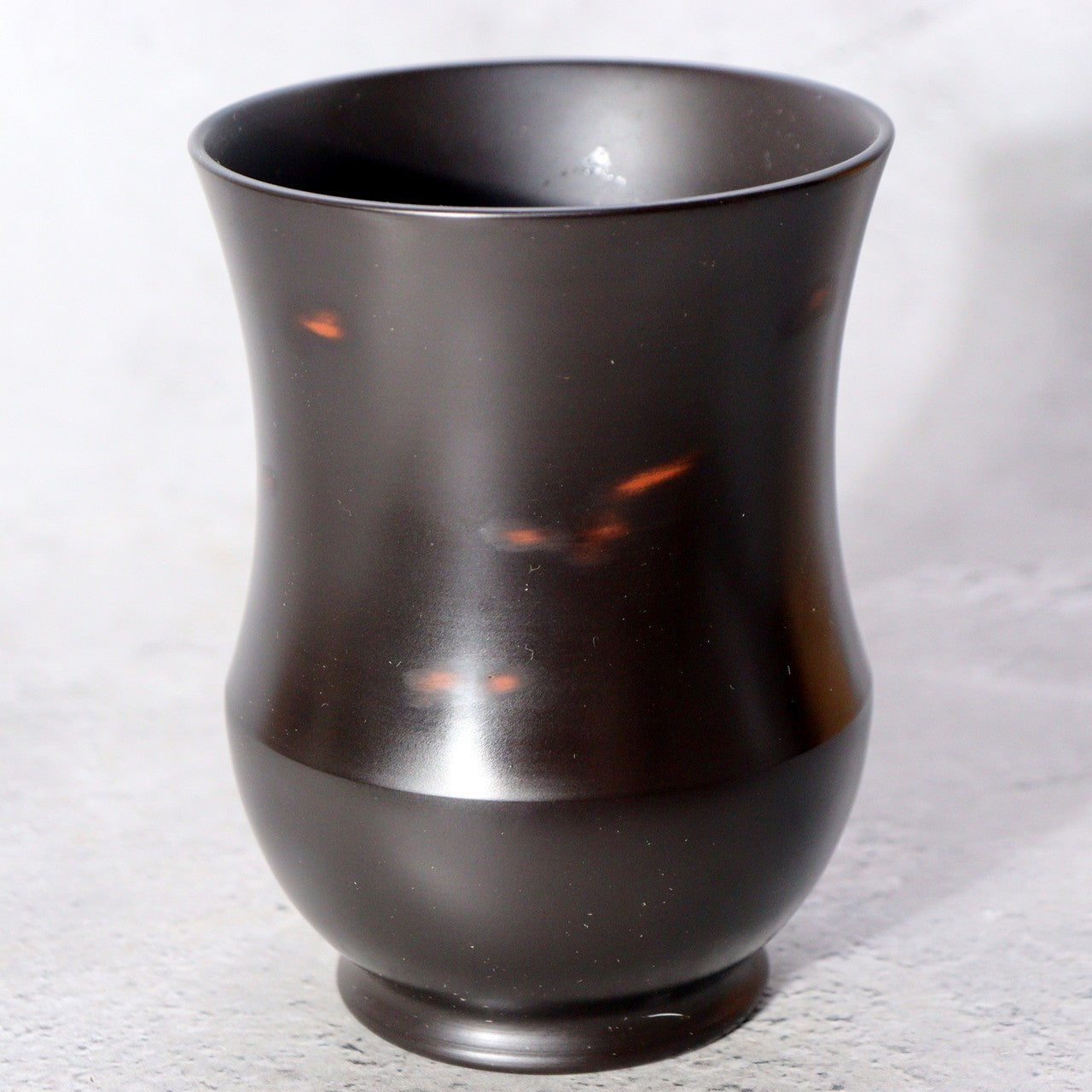 Japanese Solid Bronze Bud Vase by Gyokusen - with Mismatched Wooden Box2