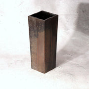 Living National Treasure Keiten Takahashi Iron & Flowing Copper Fusion Vase14